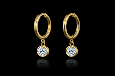 10020 mira hoop earrings YG