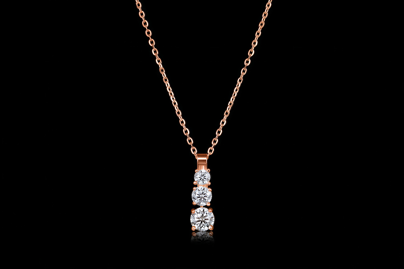 Claire Triple Pendant RG