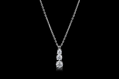 Claire Triple Pendant WG