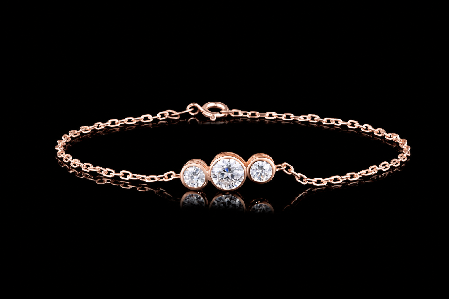 Naomi Triple bezel bracelet RG