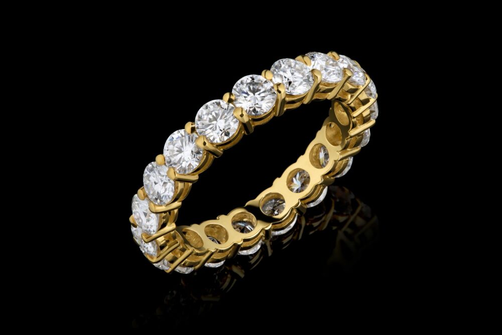 Gold Full Eternity Ring
