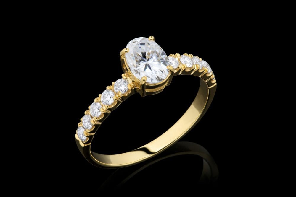 Audrey Oval Solitaire Ring