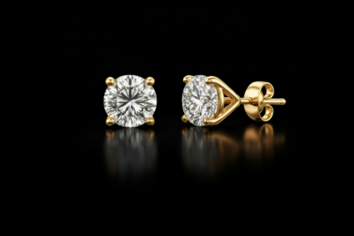 10009 liz stud earrings YG