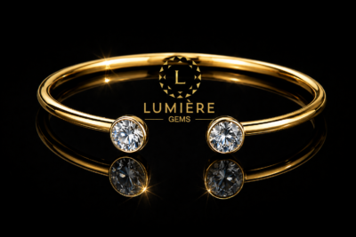 Mira Bangle Yellow Gold