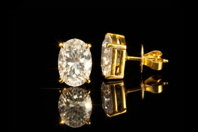 Christine Oval earrings YG