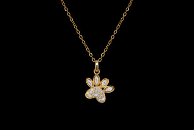 MILLIE PAW PENDANT NECKLACE