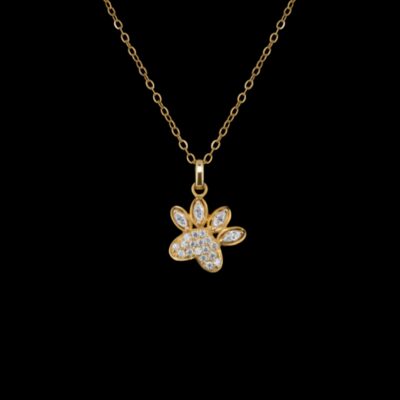 MILLIE PAW PENDANT NECKLACE