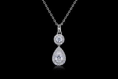pear and round pendant