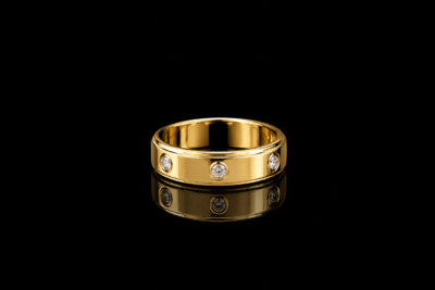 Wedding band groom 3x2.5mm